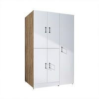 WASCHMASCHINENSCHRANK DORA-II 115cm Breit, 186cm Hoch - Eiche Bianco, Holzwerkstoff (115/186/73.8cm)