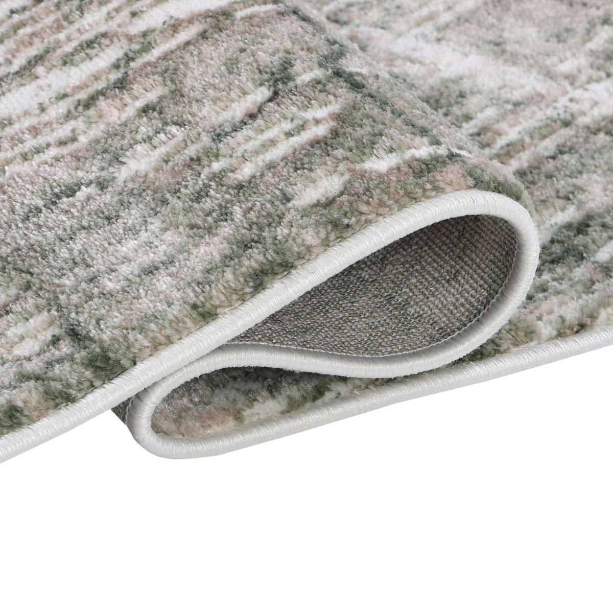 KOBEREC zelený štruktúra dreva - 160 x 230 cm - lesná zelená, textil (160/230cm) - Mazovia