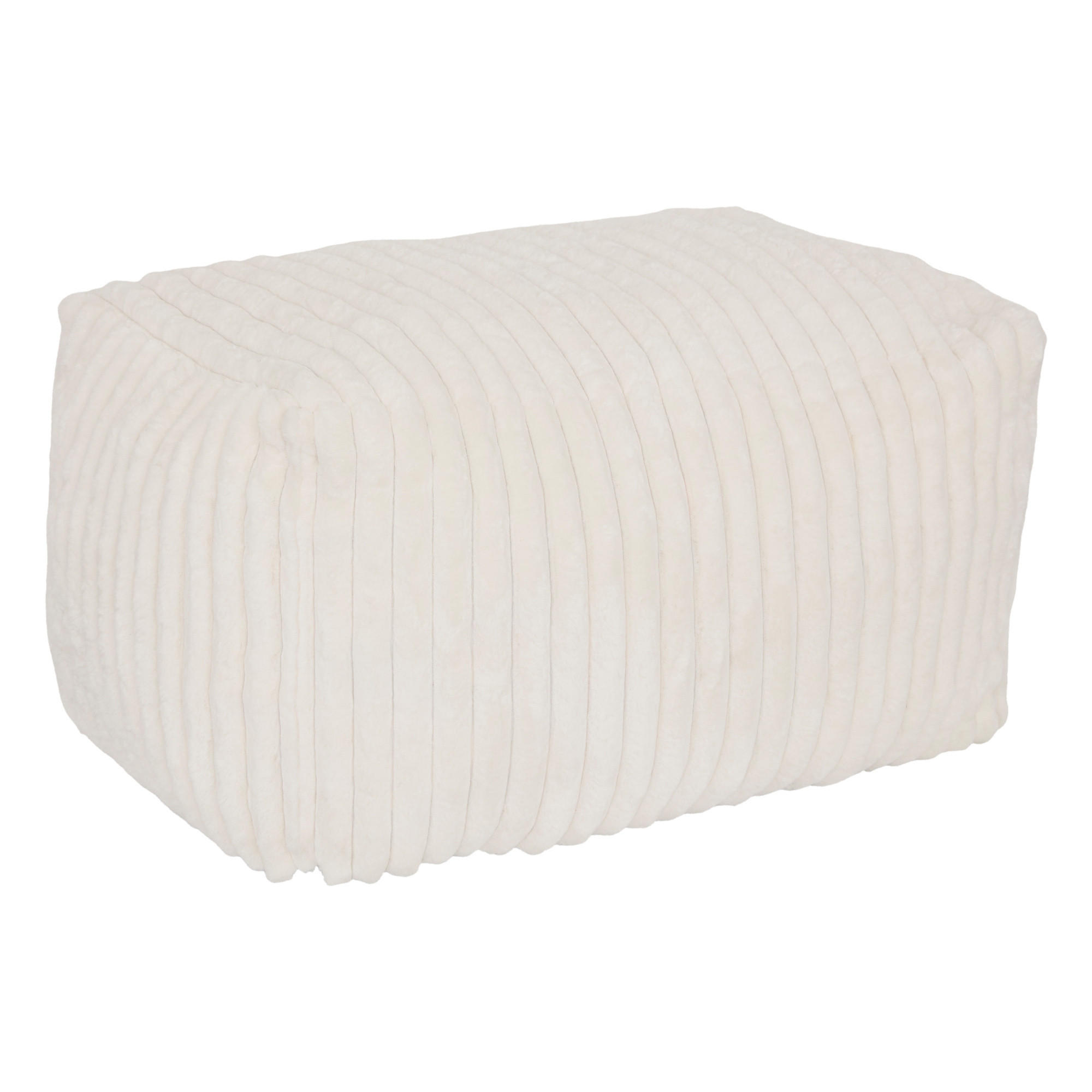 Atmosphera Createur d´interieur Puff Beige 61x42x78 cm