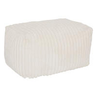 PUFF Muzi Xl 78/61/42 cm - Beige, Kunststoff (61/42/78cm) - Atmosphera Createur d´interieur
