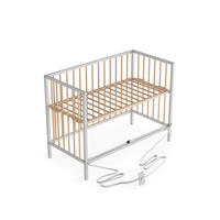 BEISTELLBETT mit Umbauseite - weiß/natur - Dreamy 4 in 1 Bett - Weiß/Naturfarben, Holz (120/90/60cm) - Sämann – make a difference.