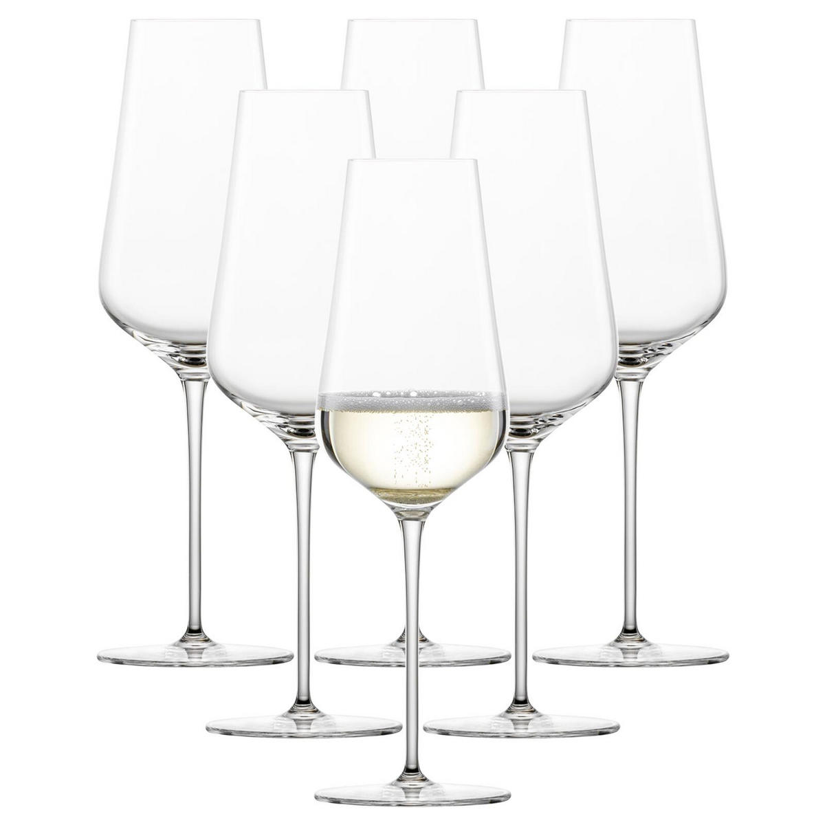 CHAMPAGNERGLÄSER Duo transparent 378 ml 6er Set - Transparent, Glas (0.378L) - Zwiesel Glas