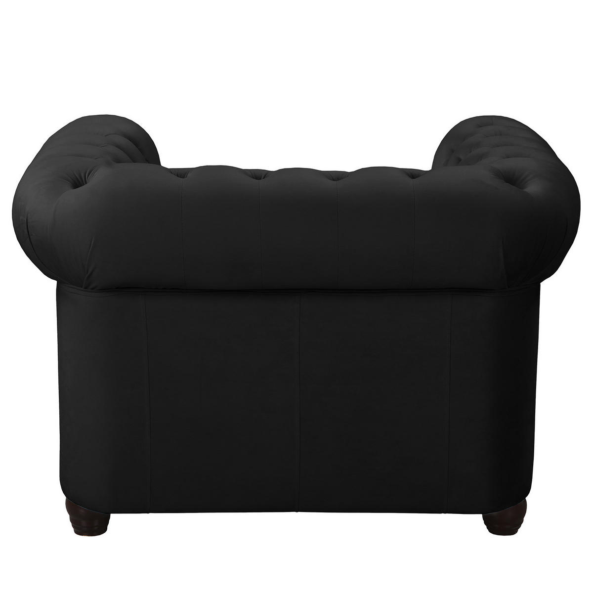 SESSEL - Buchefarben/Schwarz, Buchenholz/Textil (104/72/86cm) - home24