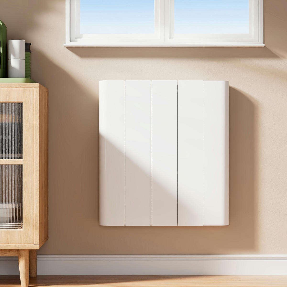 HEIZKÖRPER Weiß - Weiß, Metall (45/50/6cm) - EMKE