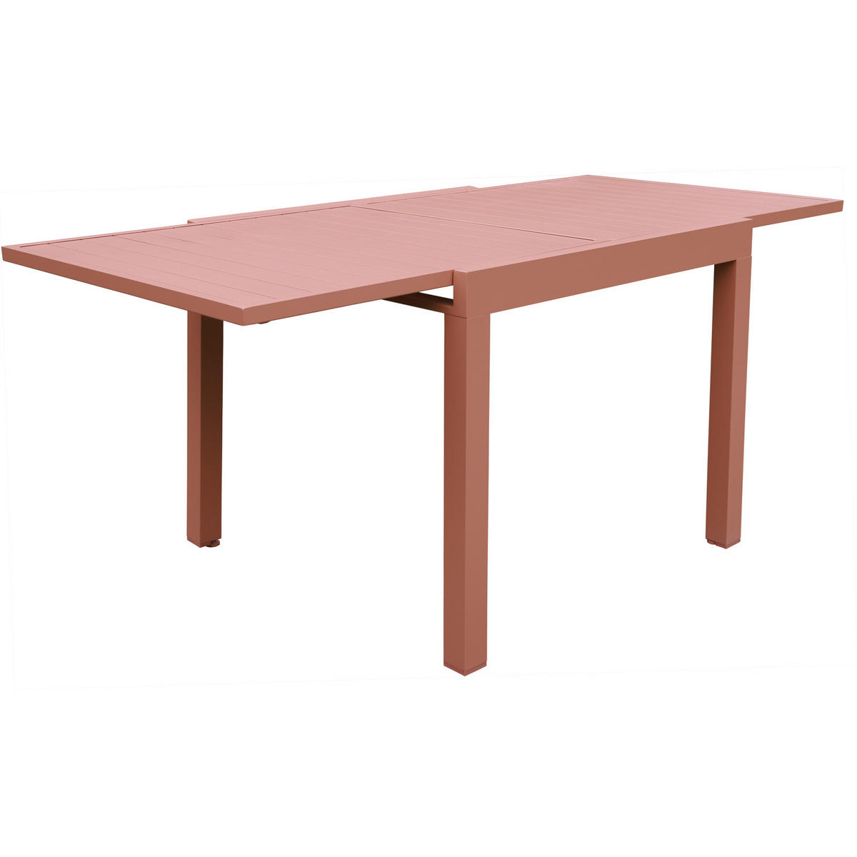 GARTENMÖBEL Venezia Terracotta 90/180 cm 8 Plätze - Orange, Metall - Happy Garden