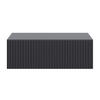 NACHTSCHRANK Veldio Schwarz 50 cm - Schwarz, Holzwerkstoff (50/17/35.6cm) - Selsey