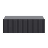 NACHTSCHRANK Veldio Schwarz 50 cm - Schwarz, Holzwerkstoff (50/17/35.6cm) - Selsey