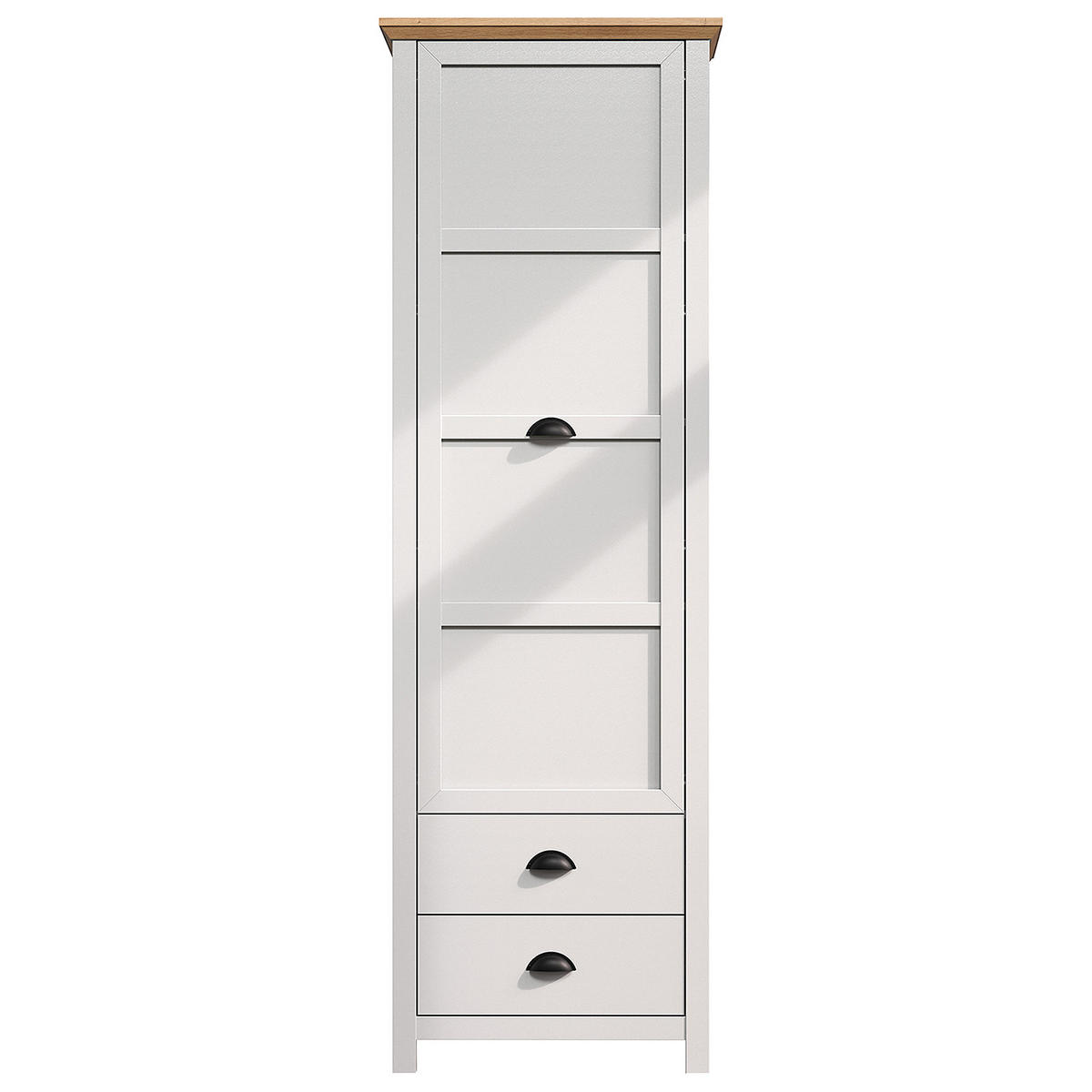 GARDEROBENSCHRANK Landside Grau - Grau, Holzwerkstoff (65/201/41cm) - ebuy24