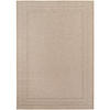 TEPPICH Outdoor Flachgewebe Bordürenmuster Polypropylen Terrasse Beige Läufer 80x150 - Beige, Textil (80/150cm) - KADIMA DESIGN