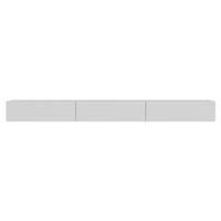 TV-LOWBOARD Veldio hängend Weiß 300/28/32 cm - Weiß, Holzwerkstoff (302.4/28.5/31.6cm) - Selsey