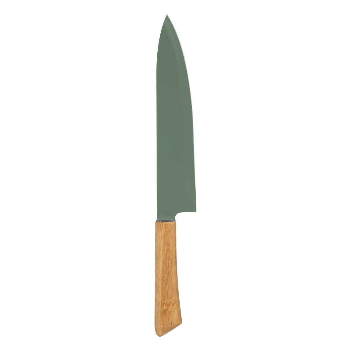 MESSERBLOCK für 4 Messer und Schere Sensia 11,5/11,5/36,3 cm - Grün, Metall (11.5cm) - 5five Simply Smart