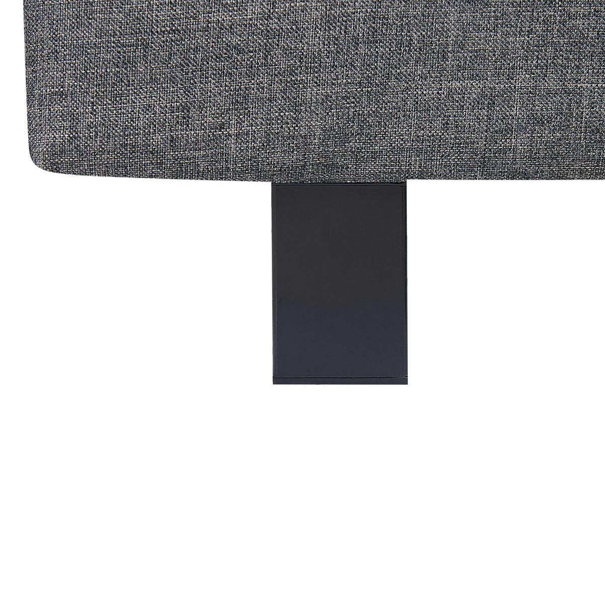 POLSTERBETT 180/200cm Grau Albi - Grau, Textil (180/200cm) - Beliani