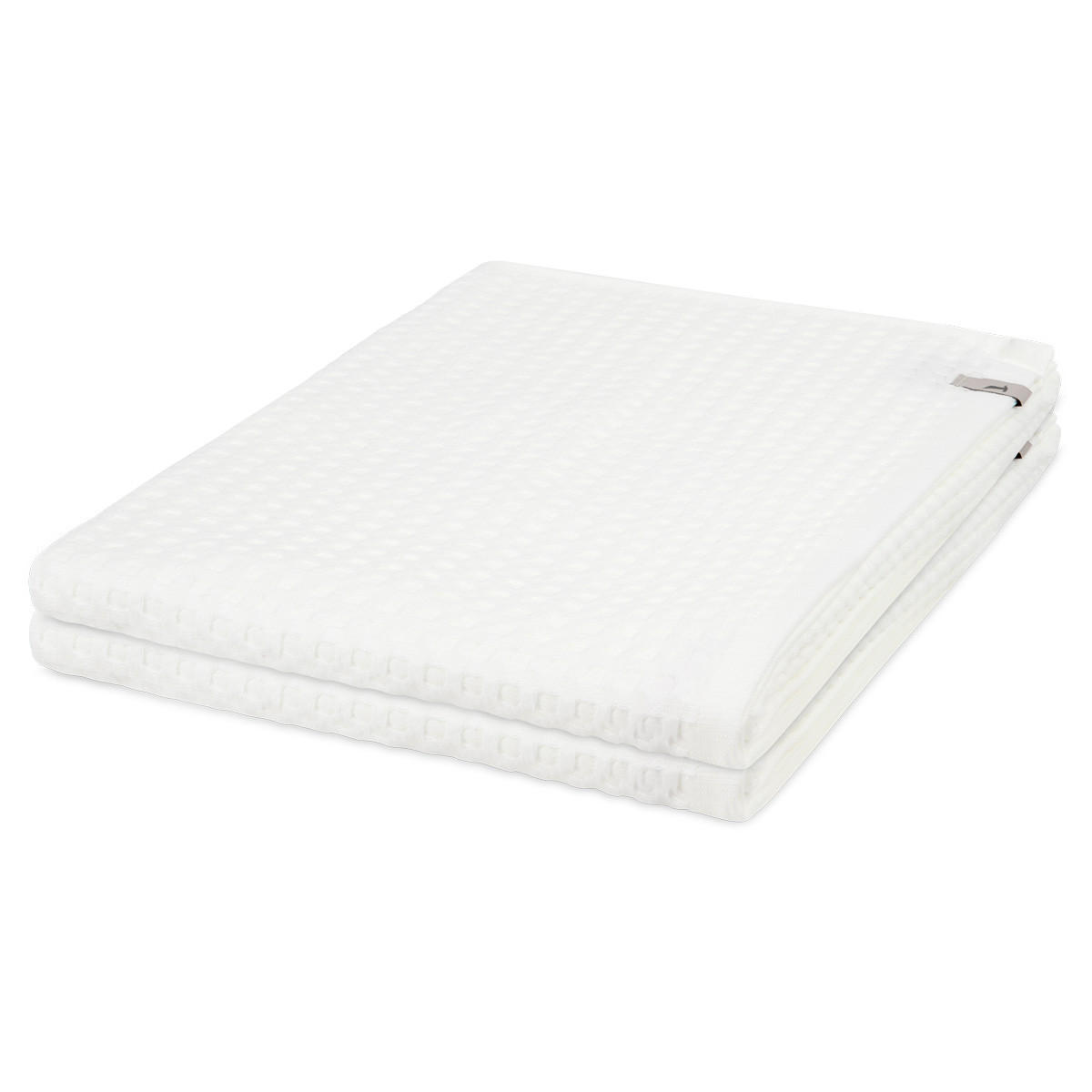 DUSCHTUCH Piquee 2er-Set - Weiß, Textil (70/140cm) - MÖVE