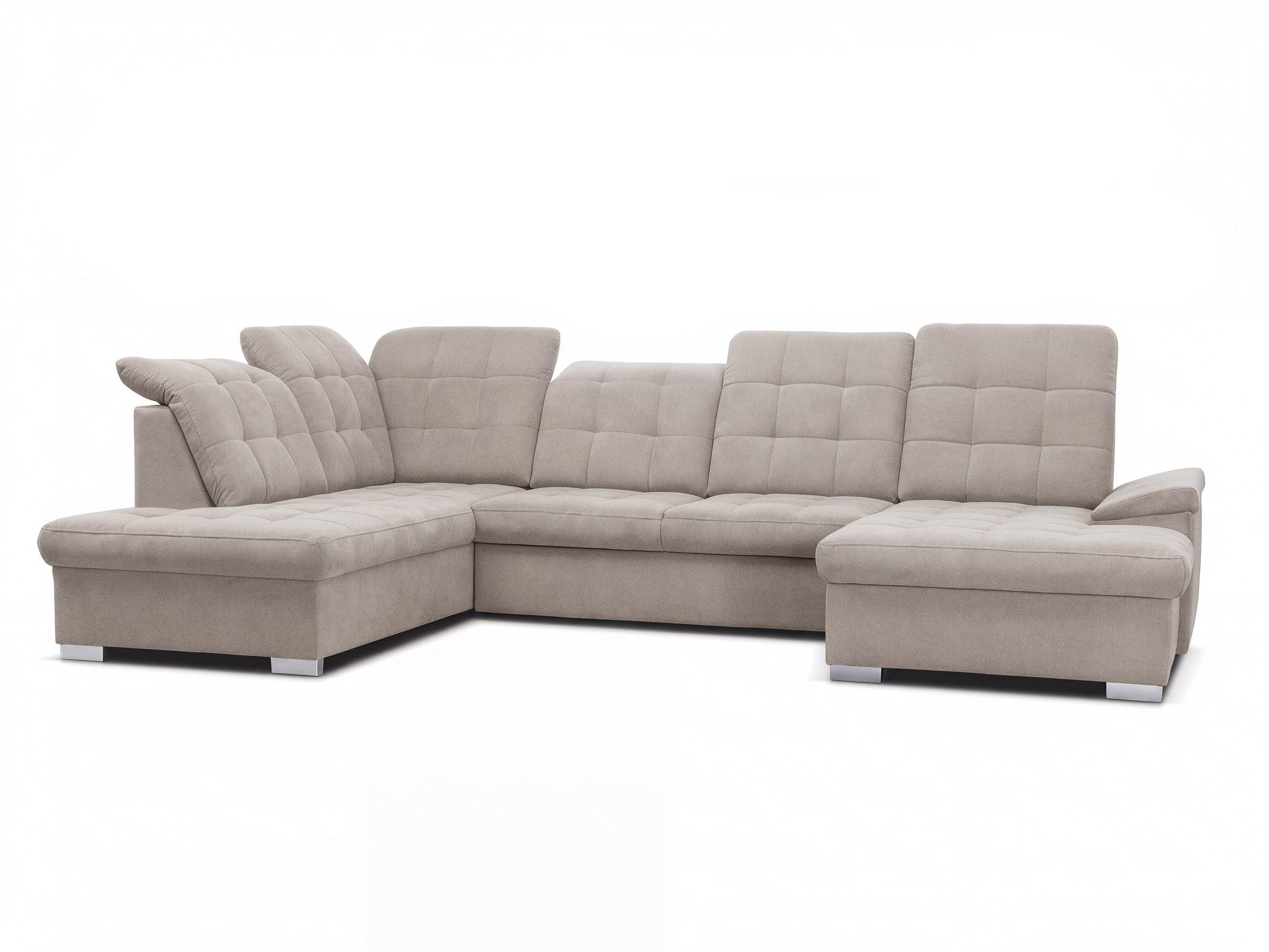 Idohome Wohnlandschaft Beige 322x87x220 cm