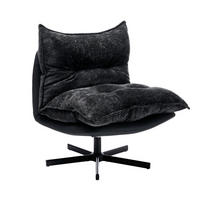 RELAXSESSEL 3-fach verstellbar, DE-42334, Dunkelgrau - Schwarz, Metall (81/79/71cm) - ComfortXL