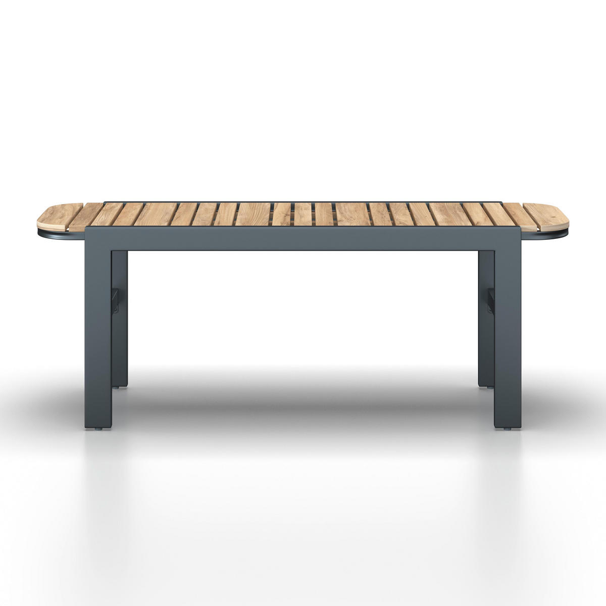 GARTENBANK Marlo Schwarz Akazie - Akaziefarben, Holz (1/47/40cm)