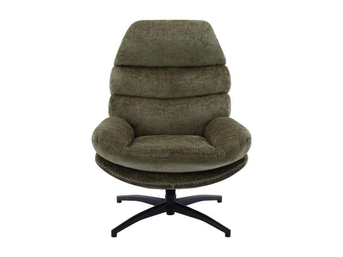 DREHSESSEL - Stoff - Grün - LIZUTA - Grün, Textil (93/99/78cm) - Vente-Unique