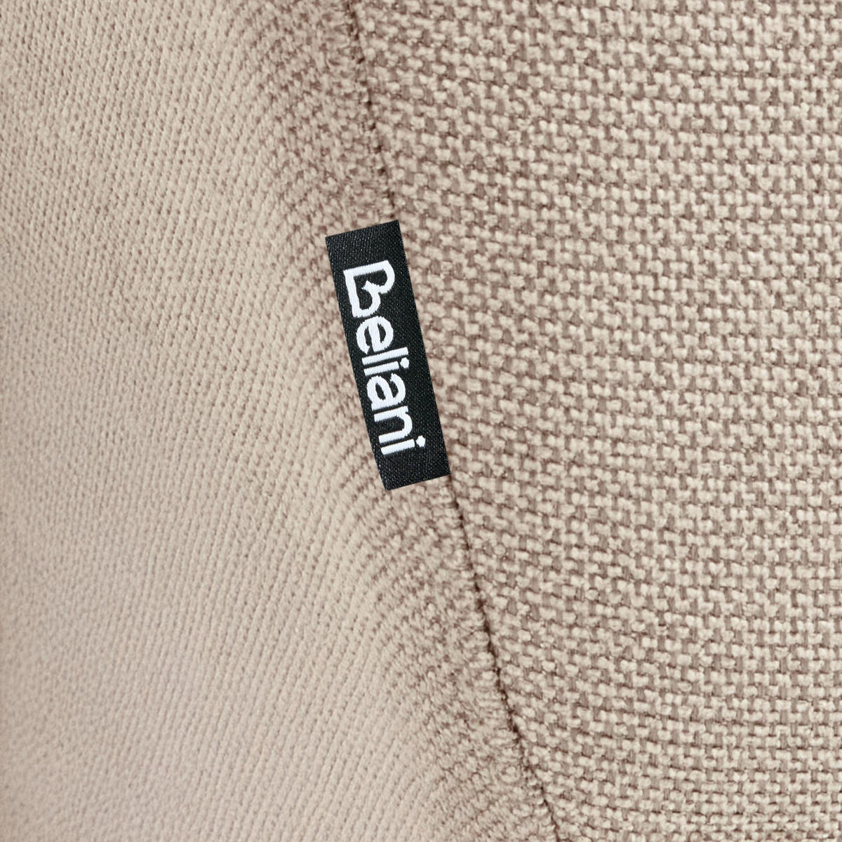 KINDERSESSEL Nilpferd Stoff Taupe Maribo - Taupe, Textil (61/59/44cm) - Beliani
