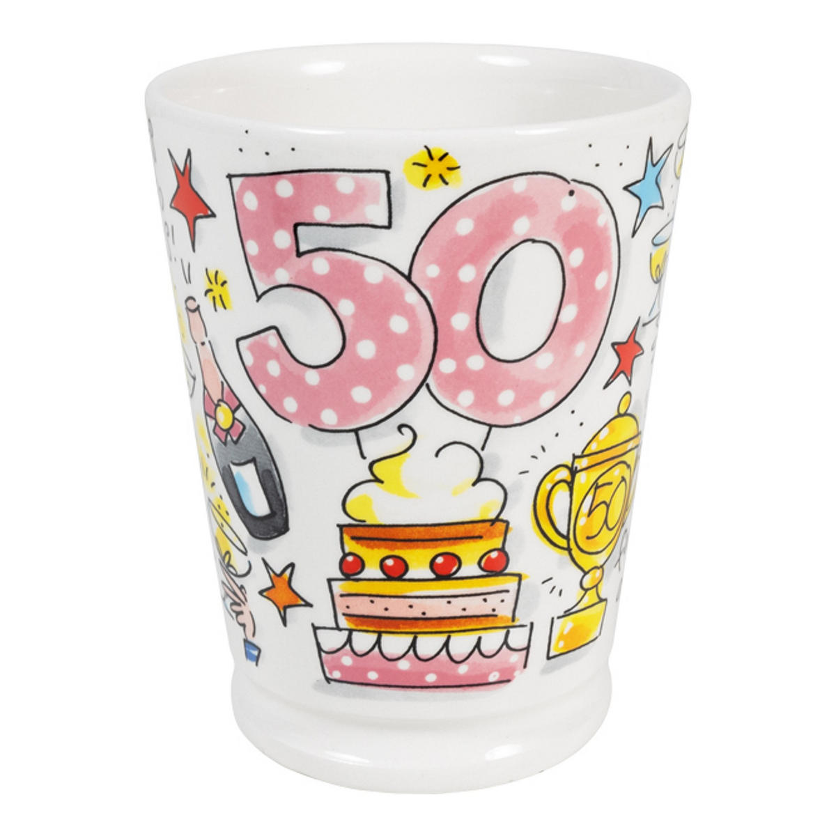 BECHER 50 in Bunt - 500 ml - Multicolor, Keramik (0.5L) - Blond Amsterdam