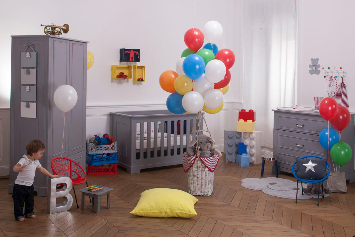 KINDERKOMMODE Ines - Grau, Holzwerkstoff (102/90/51cm) - RAUMHIRSCH FURNITURE