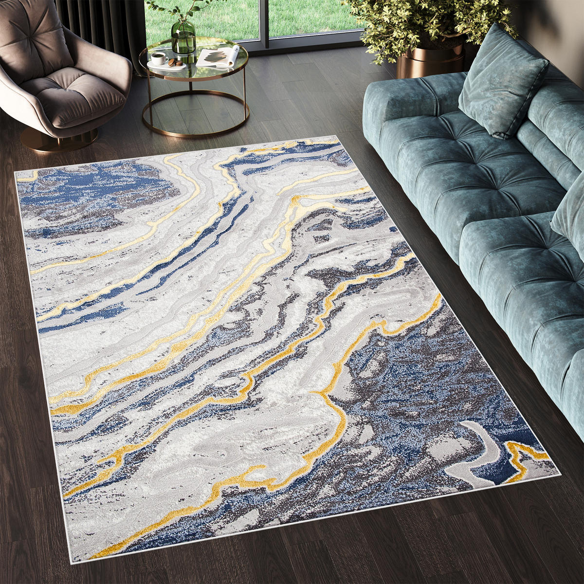 TEPPICH SHINE Creme 180/250 cm - Creme, Textil (180/250cm) - Tapiso