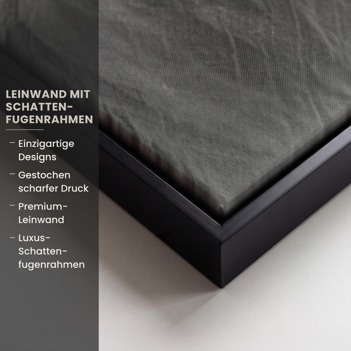 LEINWAND Bilder mit Rahmen - Blumensamen - Löwenzahn - Vase - Stilleben - Blumenstrauß - 100x150 - Dunkelgrau, Textil (100/150cm) - MuchoWow
