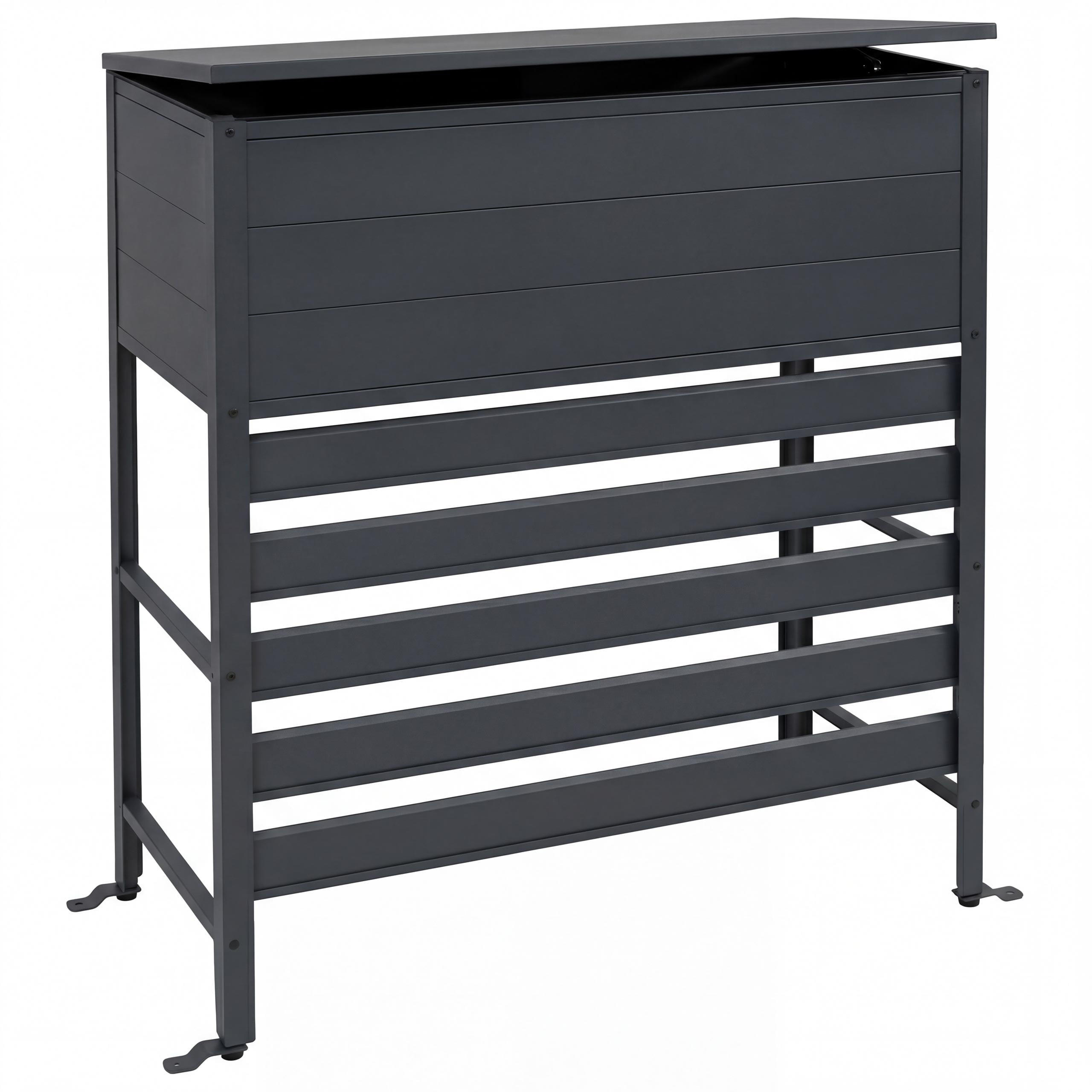 VERKLEIDUNG für Klimaanlage/Wärmetauscher 110x96x43cm Anthrazit - Anthrazit, Metall (96/110/43cm) - PROREGAL
