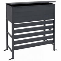 VERKLEIDUNG für Klimaanlage/Wärmetauscher 110x96x43cm Anthrazit - Anthrazit, Metall (96/110/43cm) - PROREGAL