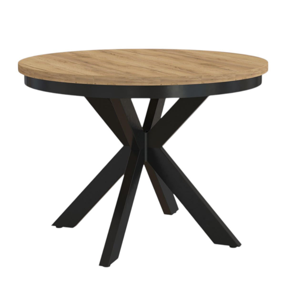 ESSTISCH 100-180 BELLAMI Eiche craft - Eiche Artisan, Holzwerkstoff (100/100/75cm) - Compleo24