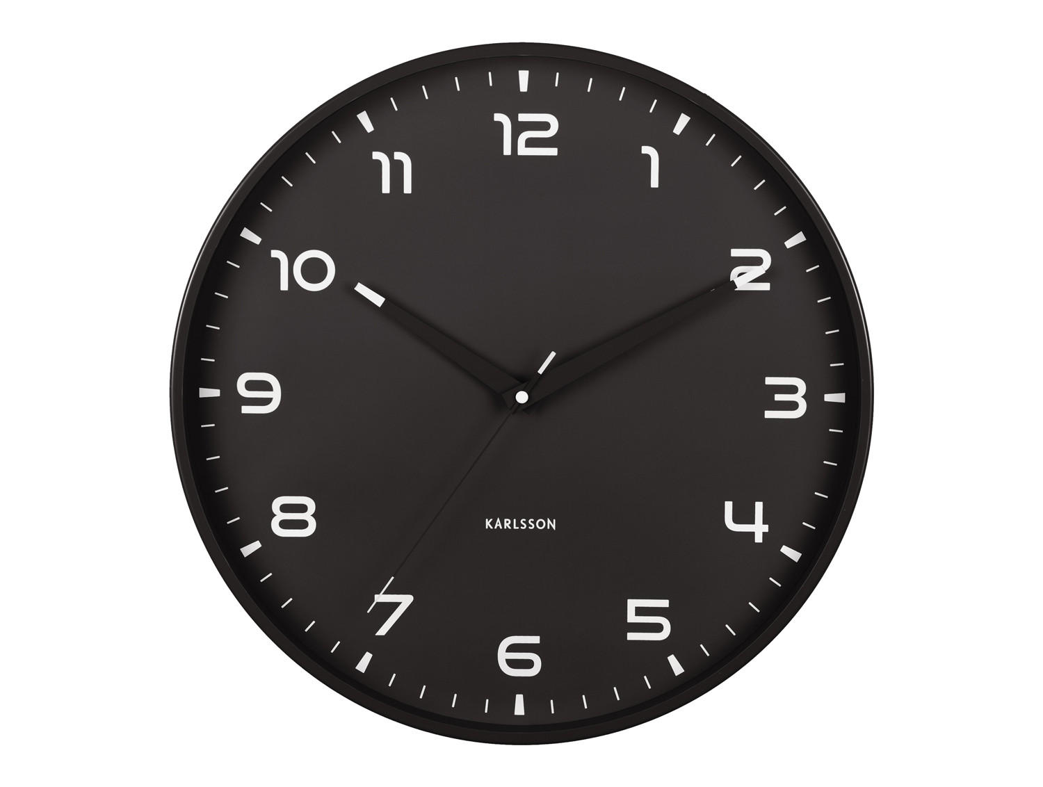 WANDUHR Orgullo Ø40 cm - Schwarz, Metall (40/4.3/40cm) - Karlsson