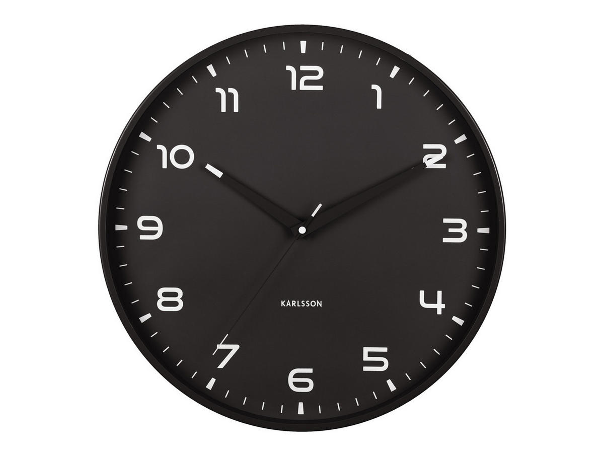 WANDUHR Orgullo Ø40 cm - Schwarz, Metall (40/4.3/40cm) - Karlsson