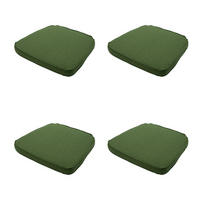 SITZKISSEN Moos 48/48 cm 4er-Set - Dunkelgrün, Textil (48/7/48cm) - Madison