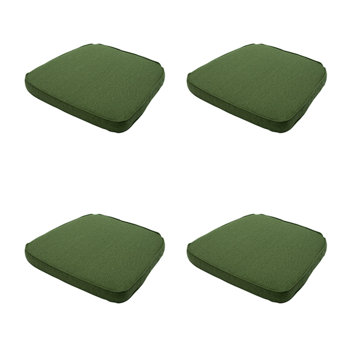SITZKISSEN Moos 48/48 cm 4er-Set - Dunkelgrün, Textil (48/7/48cm) - Madison