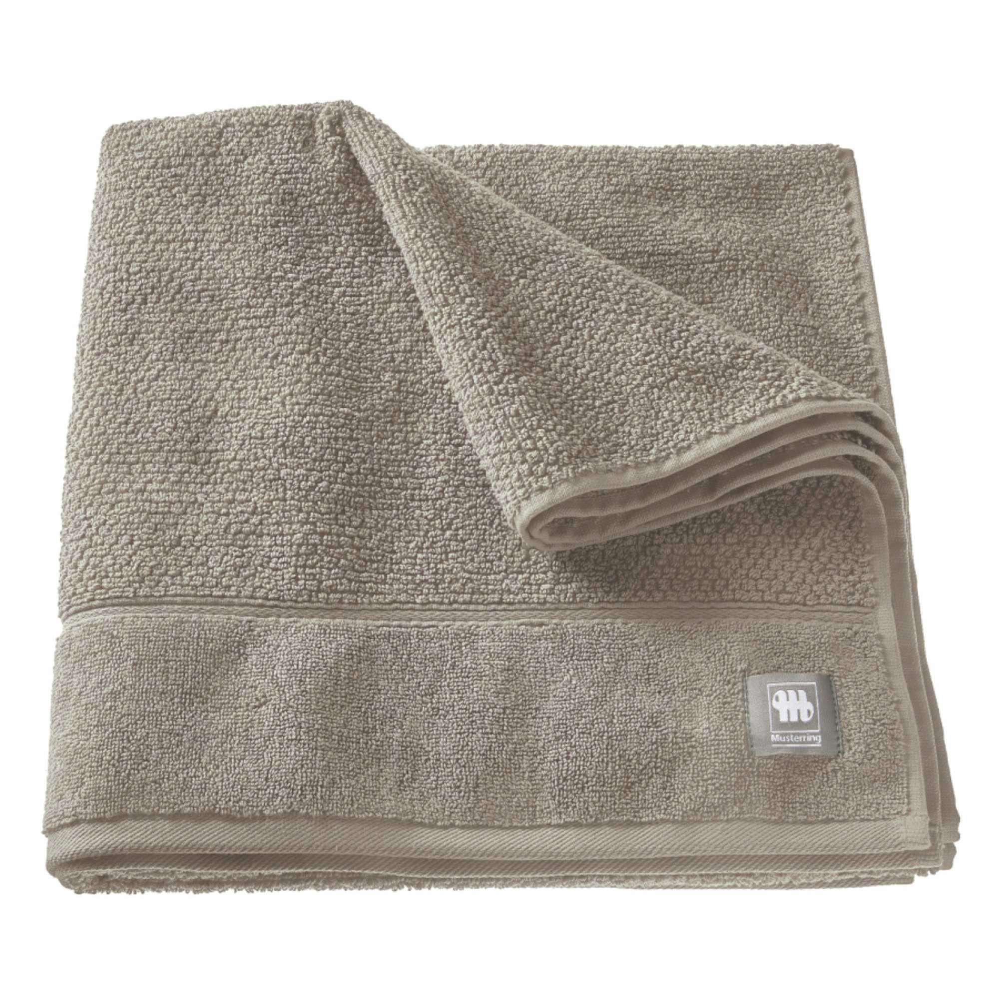 DUSCHTUCH SOLID - Grau, Textil (70/140cm) - Musterring