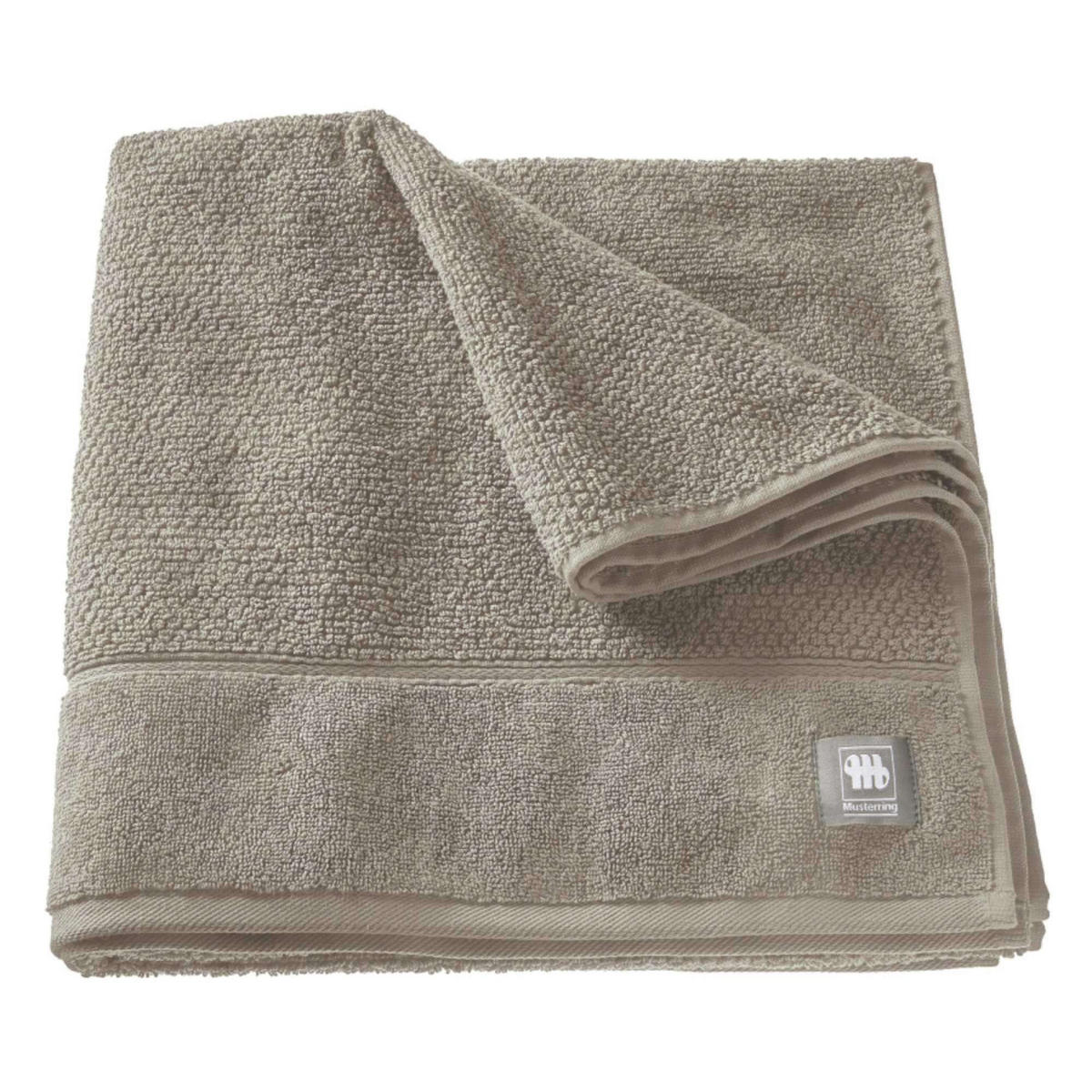 DUSCHTUCH SOLID - Grau, Textil (70/140cm) - Musterring