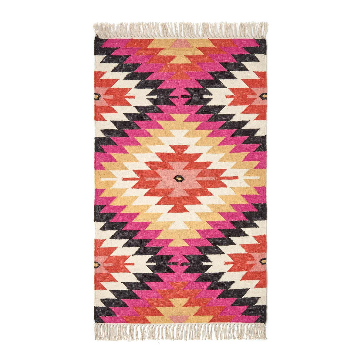 KELIM-TEPPICH Jakarta handgewebt 160/230 cm - Multicolor, Textil (160/230cm) - Homescapes