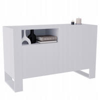 KOMMODE Karo 120/75/43.6 - Weiß, Holzwerkstoff (120/75/43.6cm) - RAUMHIRSCH FURNITURE