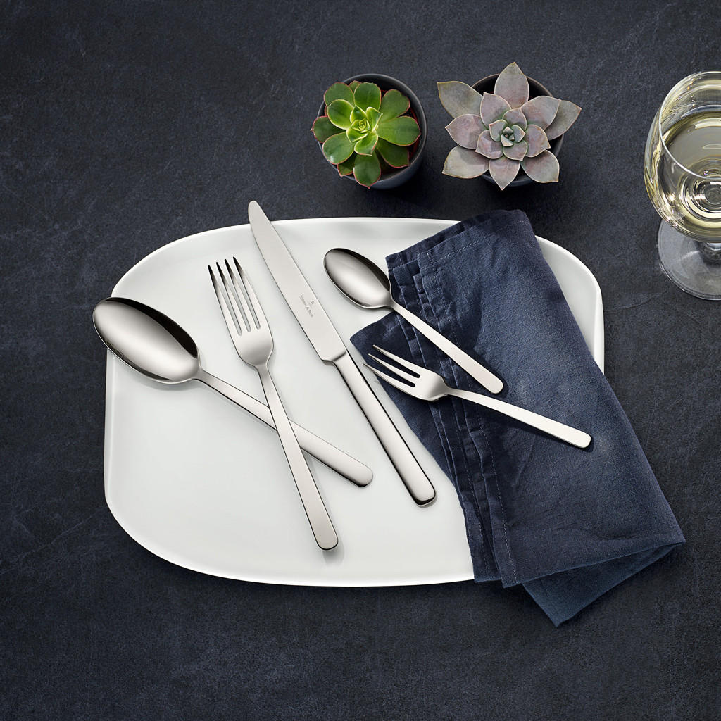 TAFELBESTECK Louis silber 30er Set - Silberfarben, Metall - Villeroy & Boch