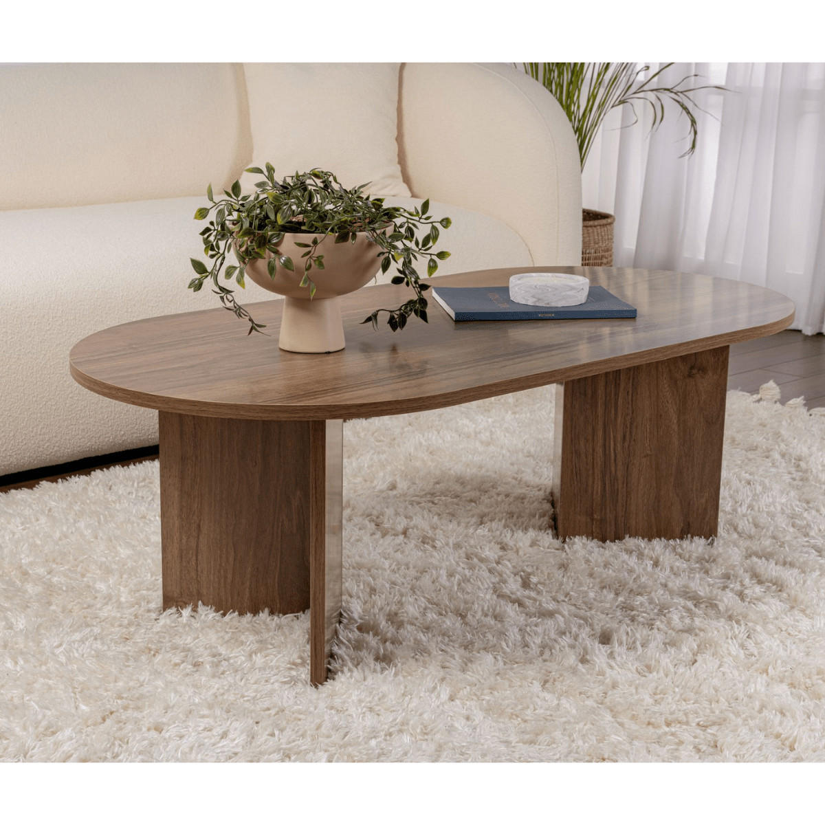 COUCHTISCH - iris 119/60/39,8 cm - Naturfarben, Holzwerkstoff (119/60/39.8cm) - Calicosy