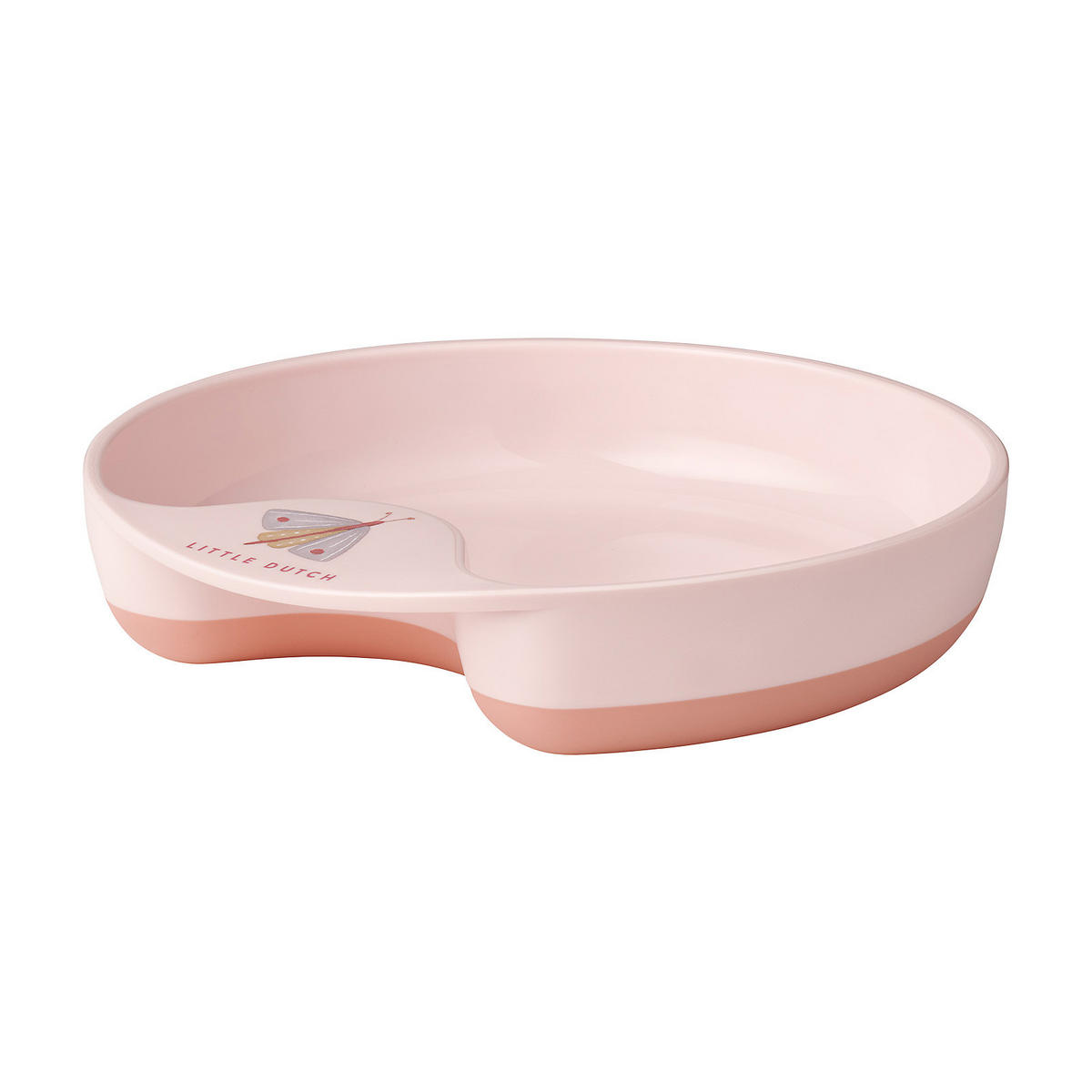 LERNTELLER Mio Flowers & Butterflies ø 17,6 cm - Hellrosa, Kunststoff (17.6/3.5/17.6cm) - Mepal