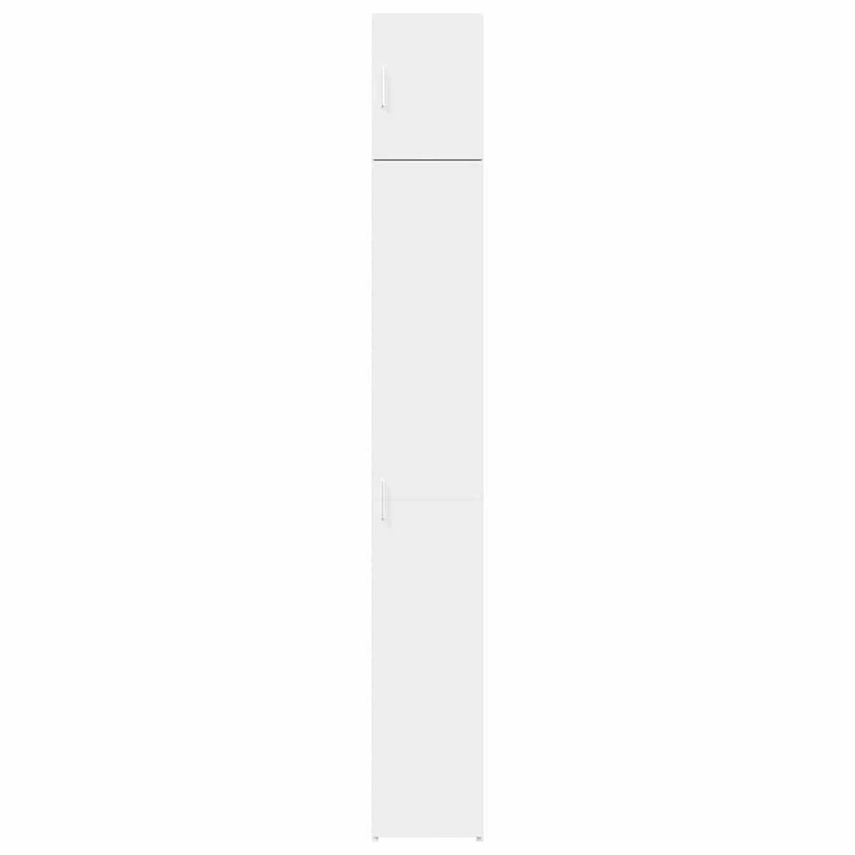 HOCHSCHRANK Schmal Weiss 30/42.5/225 Cm Holzwerkstoff - Weiß, Holzwerkstoff (42.5/225/30cm) - vidaXL