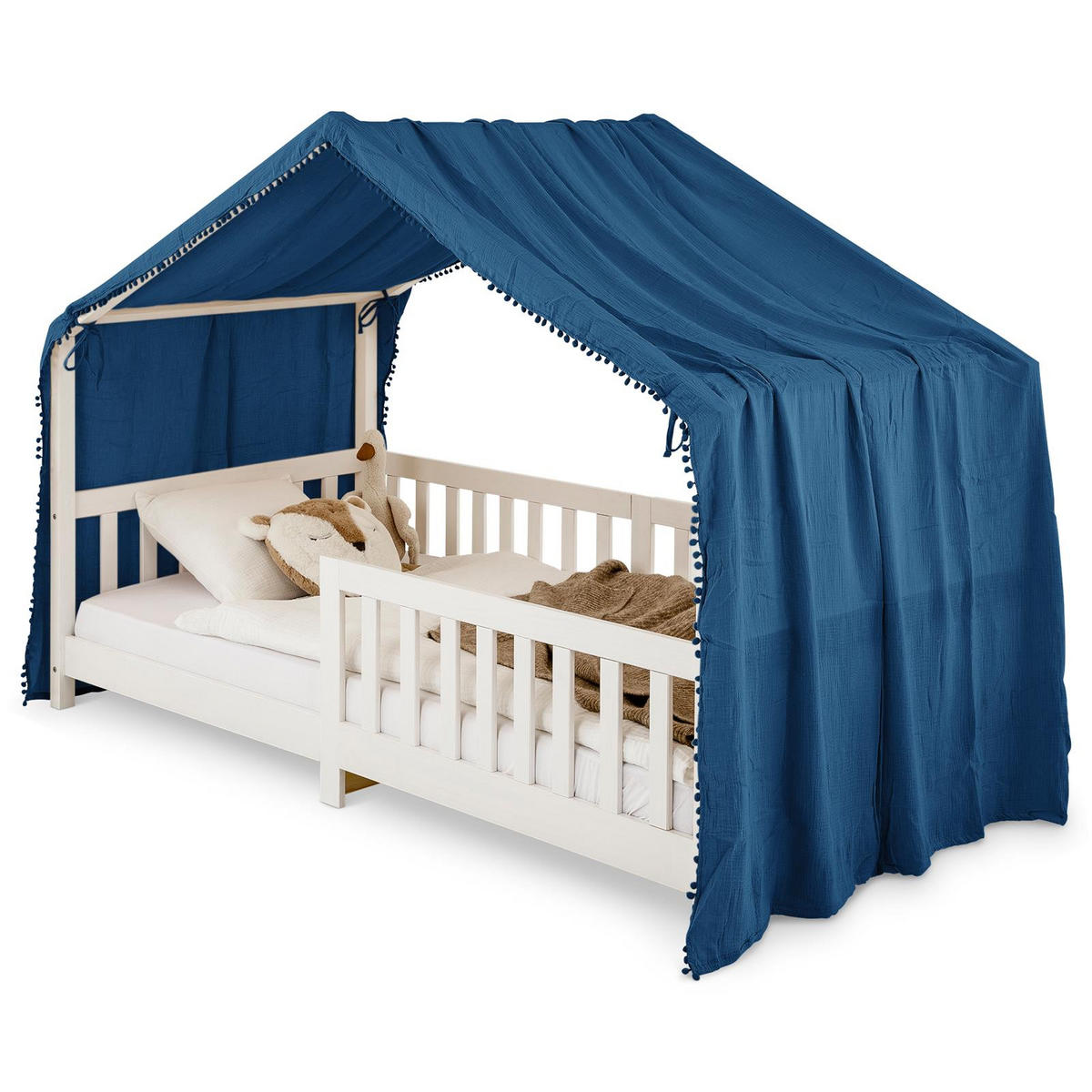BETTHIMMEL FÜR HAUSBETT LIAN blau - Blau, Textil - IDIMEX