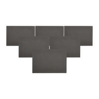 PLATZMATTEN Fenya Grau 43 x 30 cm 6er Set - Grau, Kunststoff (43/30/0.2cm) - Ritzenhoff Breker