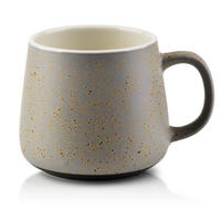 BECHER Lotta Grau 13/8.5/9 cm Keramik - Grau, Keramik (0.41L) - Mondex