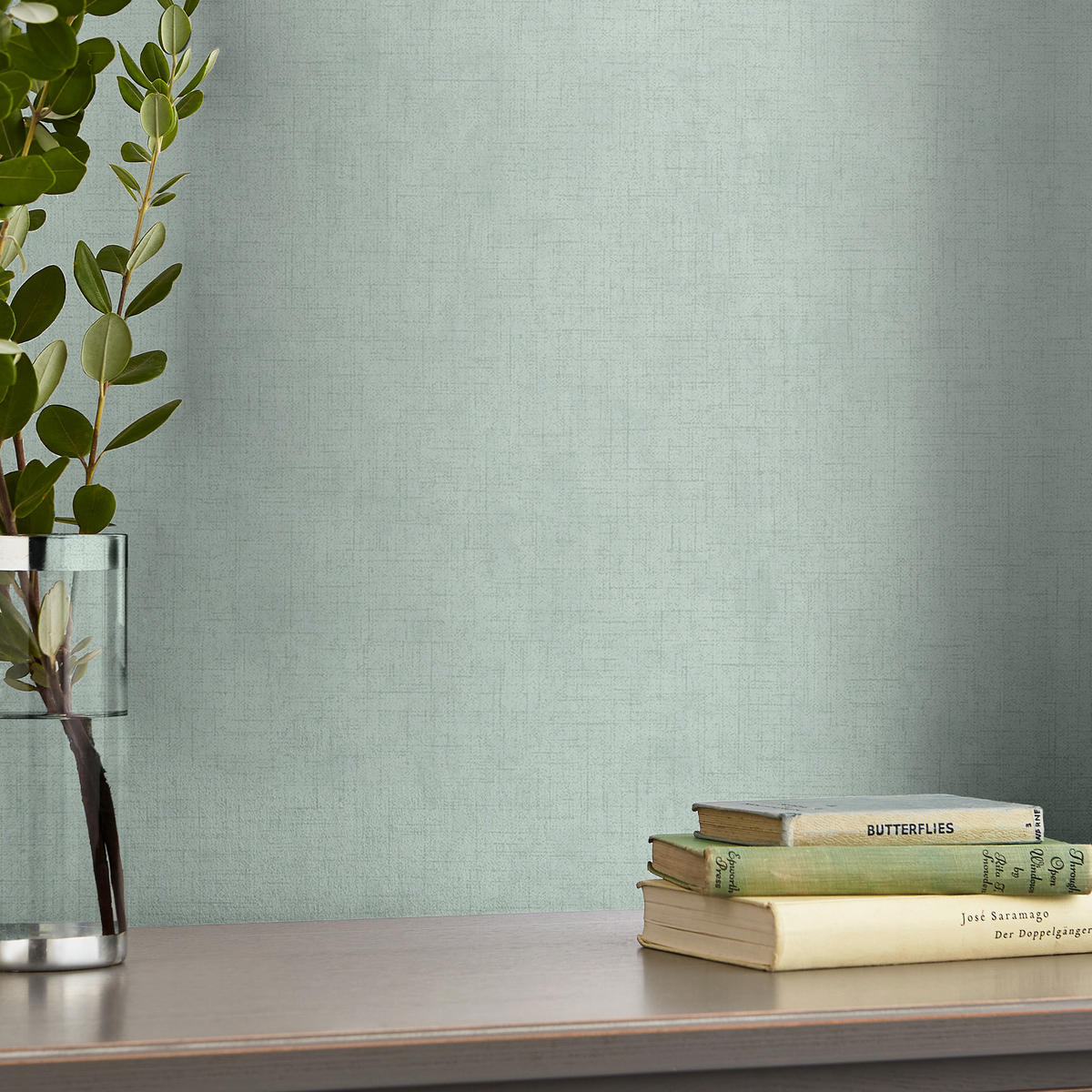 VLIESTAPETE Plain Duck Egg - Blau, Papier/Kunststoff (52/1000cm) - Graham & Brown