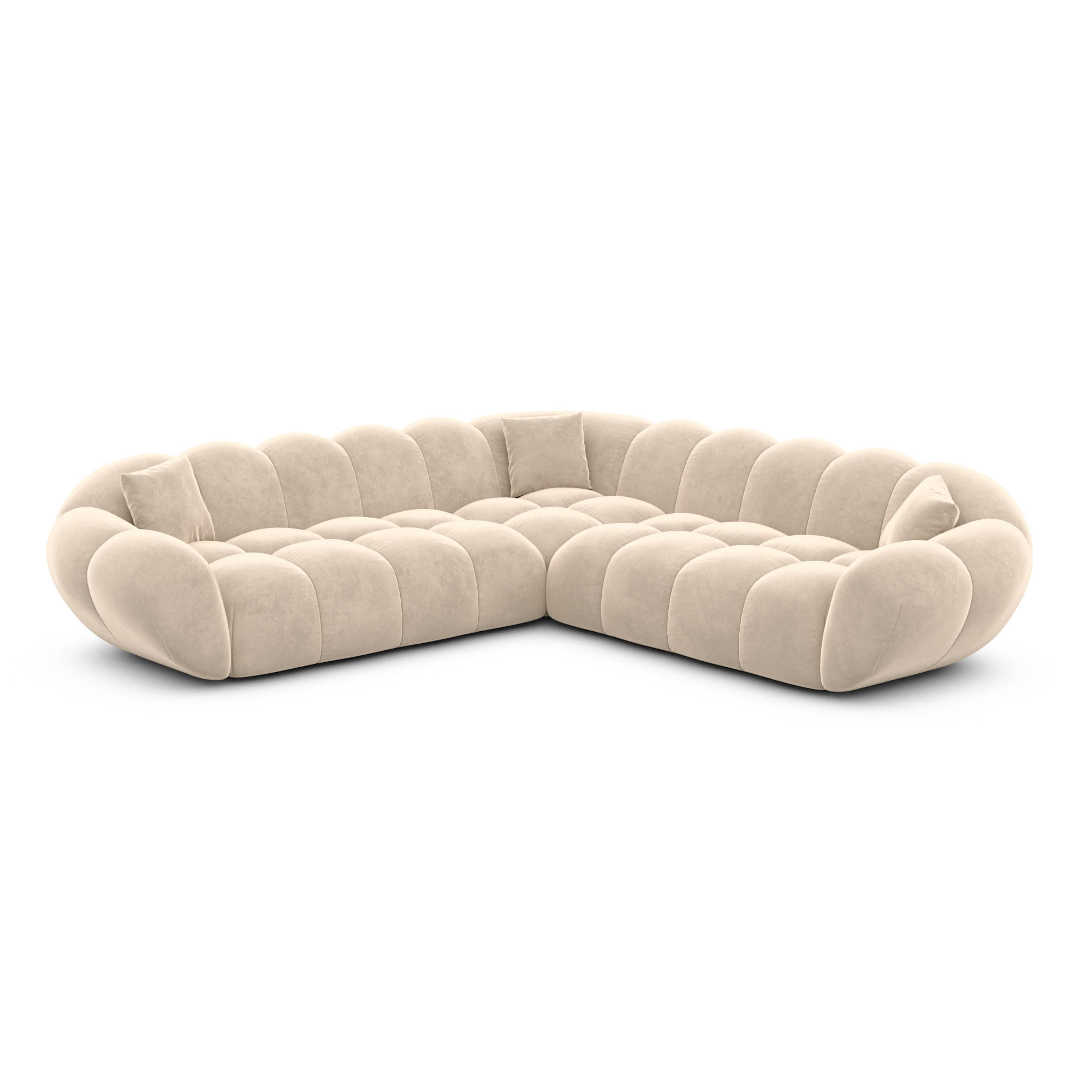 Varoyal Ecksofa Creme 258x258 cm