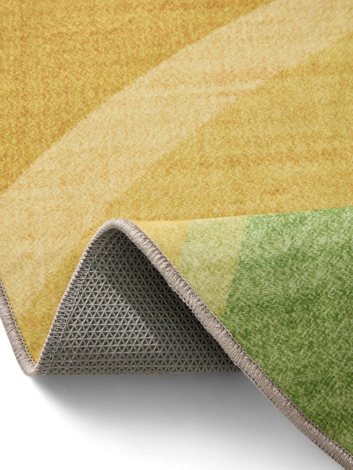TEPPICH George waschbar ø 120 cm rund - Lila/Multicolor, Kunststoff (120/120cm) - benuta