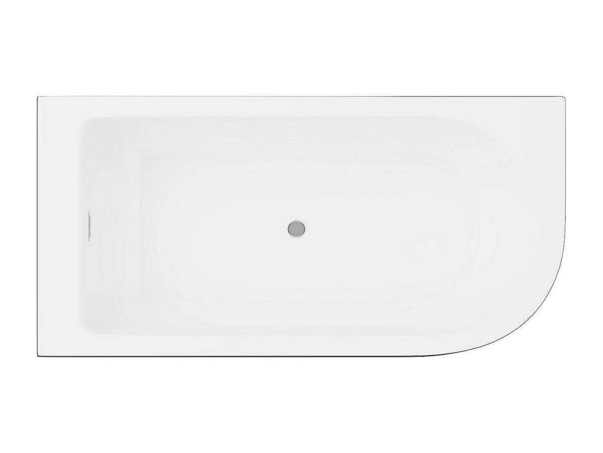 BADEWANNE (Standard) - 1 Person - acryl - schwarz Anika - Schwarz, Kunststoff (150/58/75cm) - Vente-Unique