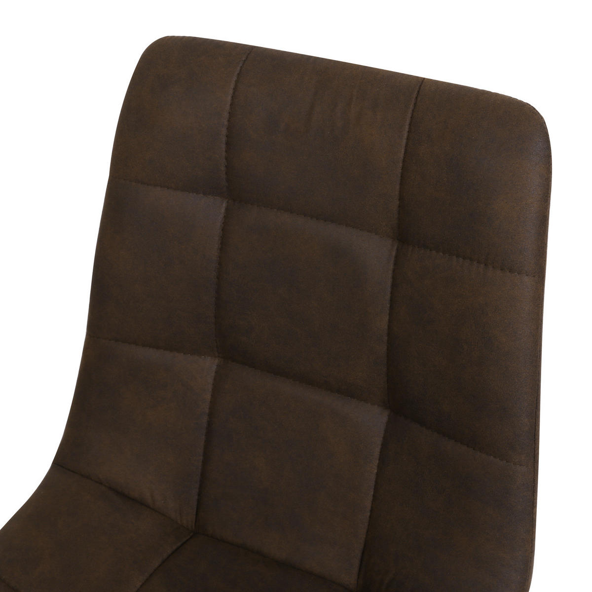 POLSTERSTUHL - Braun, Textil/Metall (44/86/57cm) - home24