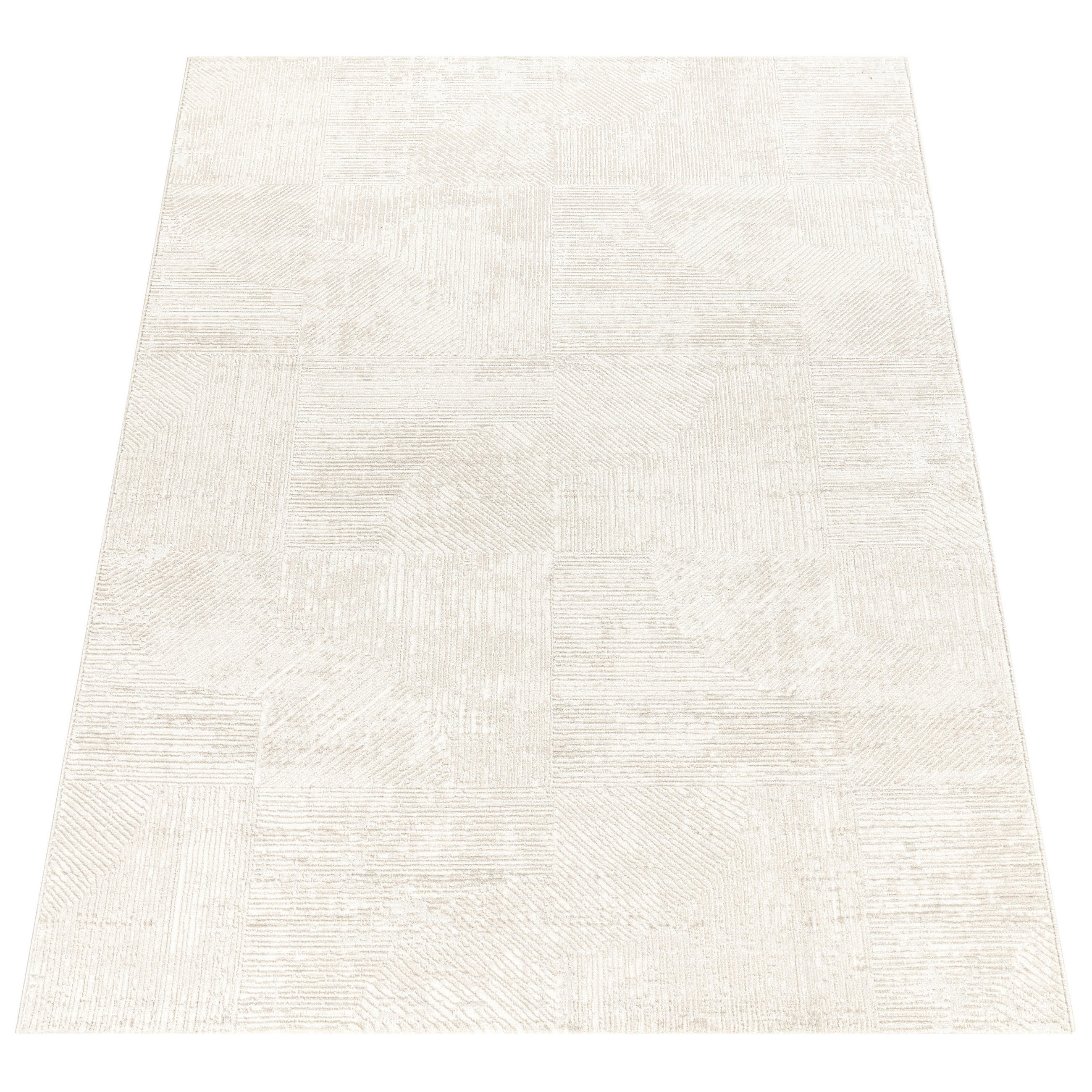 KURZFLORTEPPICH 120/170 cm Mykonos 871 - Creme, Textil (120/170cm) - Paco Home